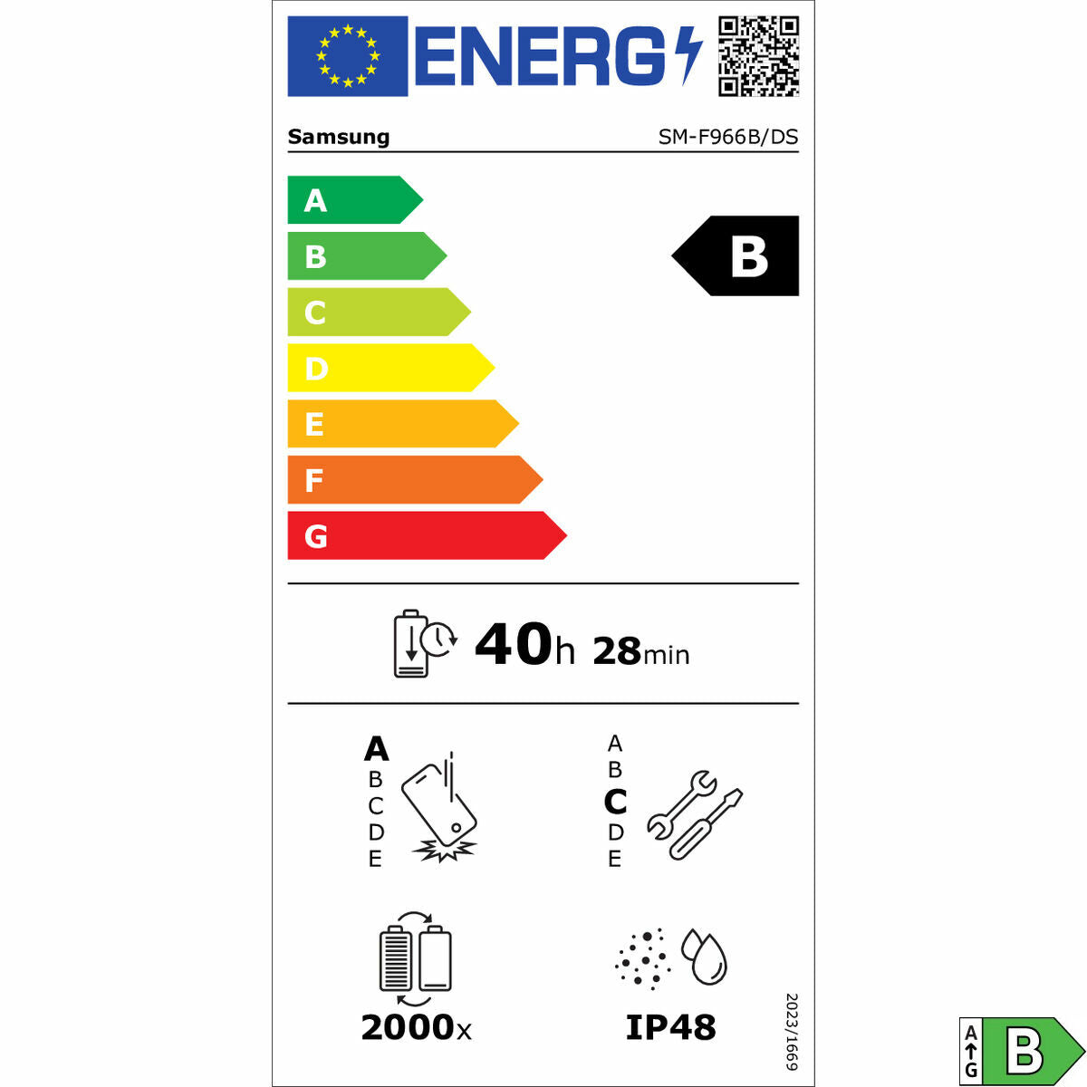 Smartphone Samsung Z FOLD 7 SM-F966B 8" Octa Core 12 GB RAM 512 GB Blue