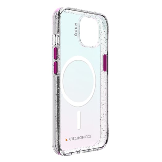 NNEDSZ EFM Aspen Case Armour with MagSafe D3O Crystalex For iPhone 14 Plus (6.7") - Glitter Pearl