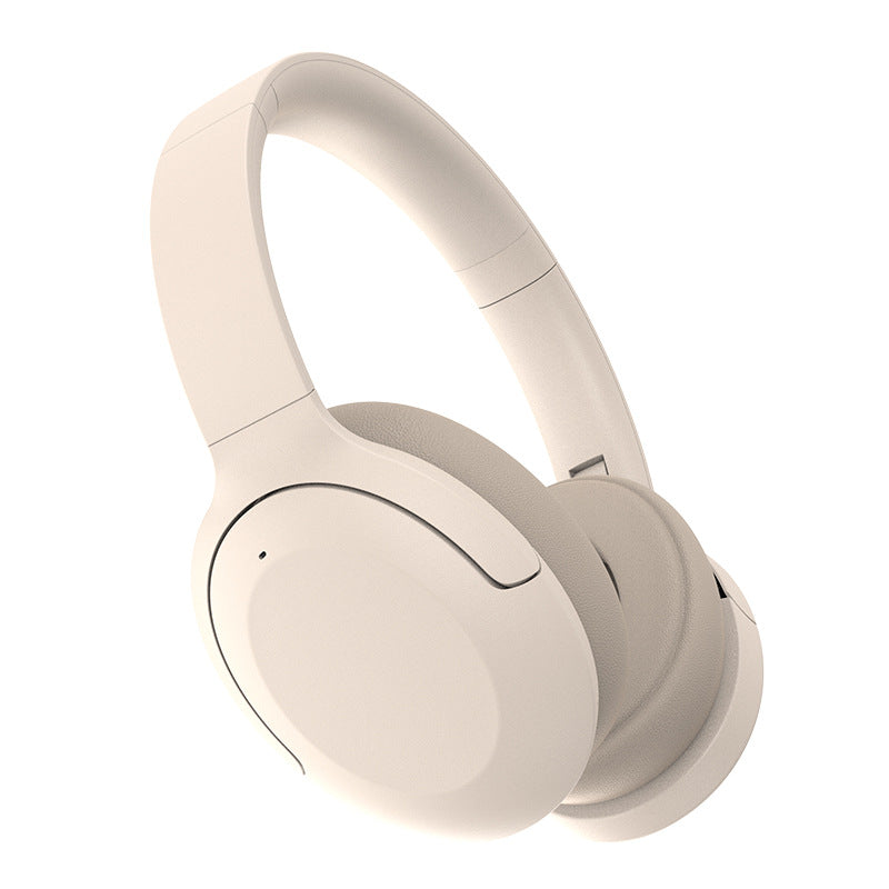 NNEDSZ Khaki P3965 Foldable Bluetooth 5.3 ANC Wireless Over-Ear Headphones with Noise Cancellation