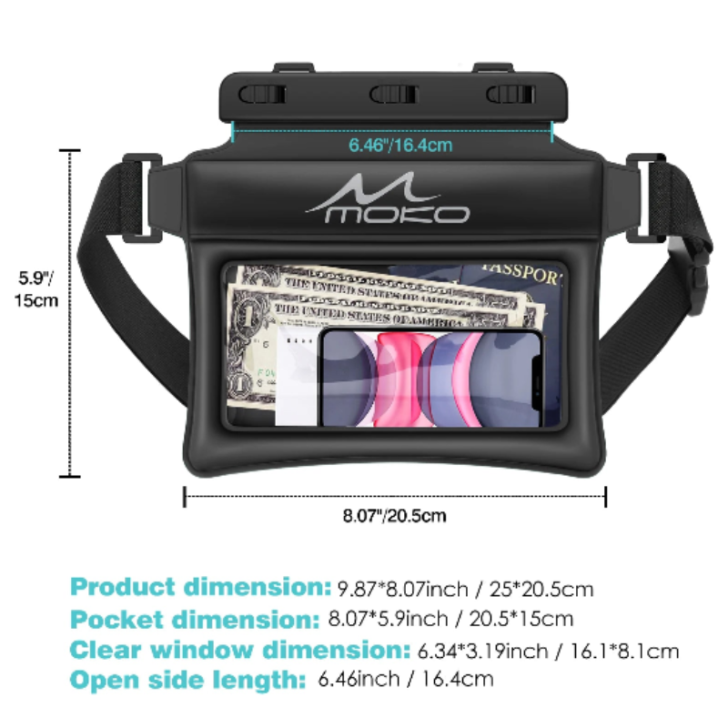 Waterproof Floating Phone Pouch Dry Bag for Water Sports-1